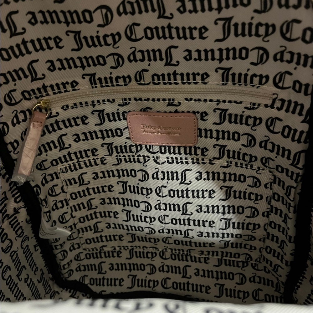 BNWT. JUICY COUTURE BLUSH WORD PLAY BACKPACK - Picture 10 of 13